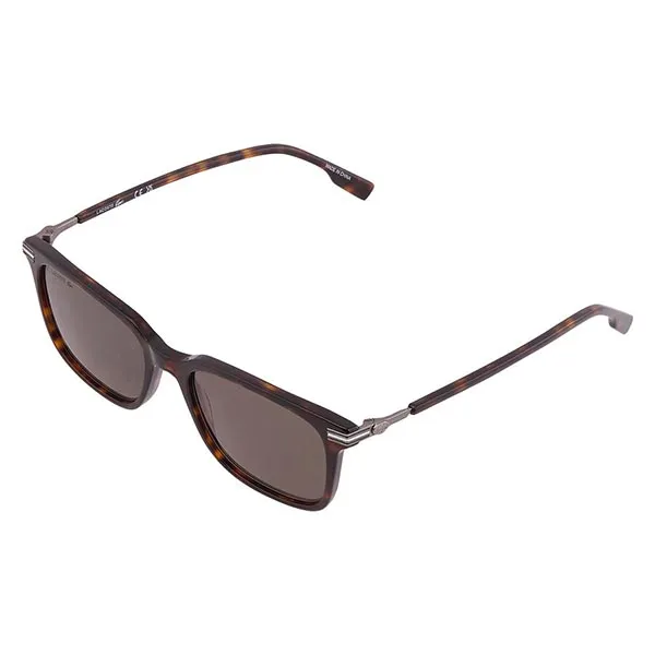 Kính Mát Nam Lacoste Brown Square Men's Sunglasses L6035S 230 53 Màu Nâu