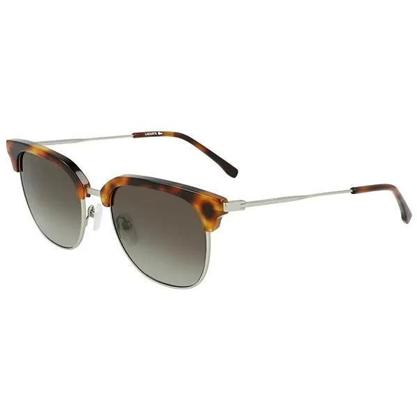 Kính Mát Nam Lacoste Gradient Grey Square Men's Sunglasses L240S 718 52 Màu Xám