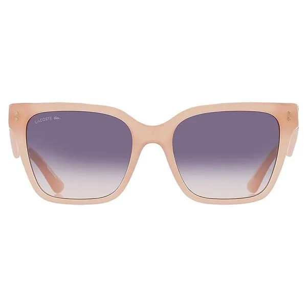 Kính Mát Nữ Lacoste Blue Gradient Square Ladies Sunglasses L6022S 662 54 Màu Nude