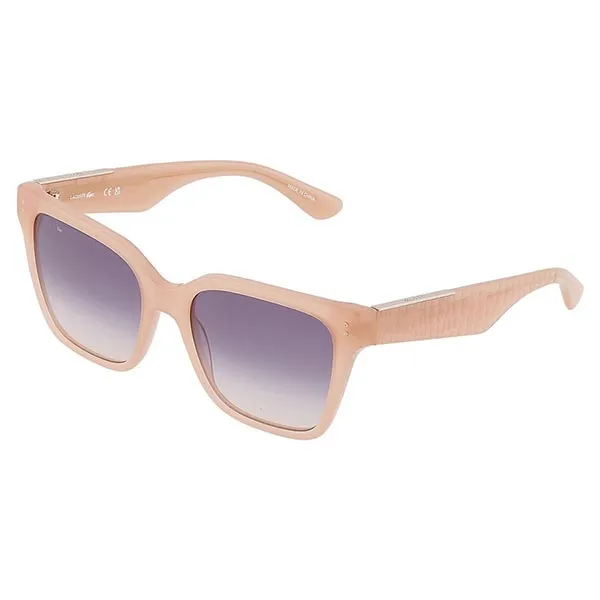 Kính Mát Nữ Lacoste Blue Gradient Square Ladies Sunglasses L6022S 662 54 Màu Nude