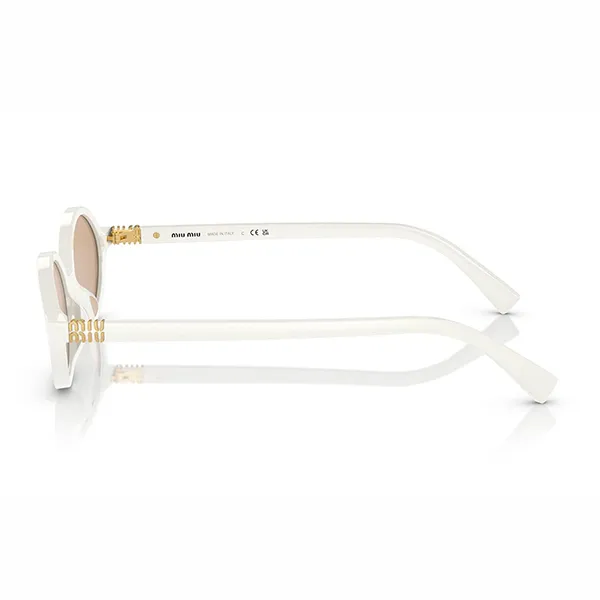 Kính Mát Nữ Miu Miu SMU04Z 14240D Sunglasses Màu Nâu Trắng