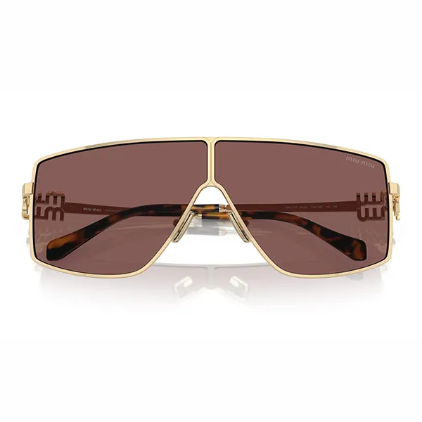 Kính Mát Nữ Miu Miu SMU51Z ZVN70D Sunglasses Màu Nâu