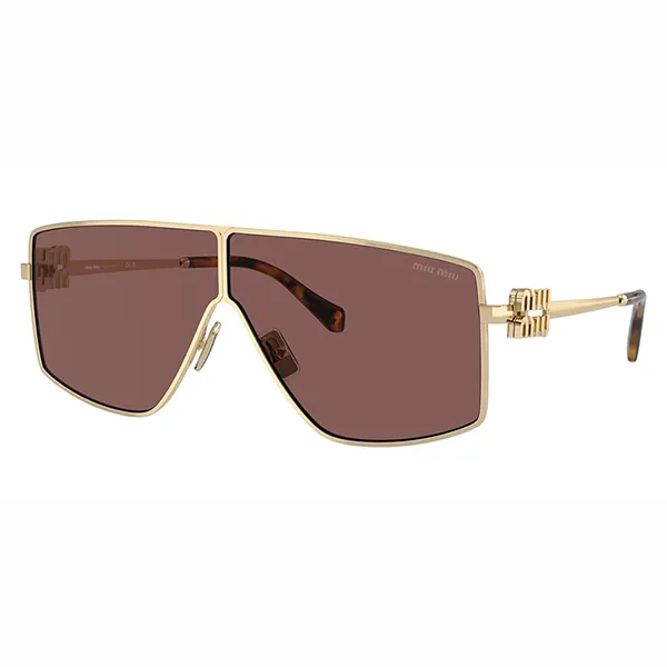Kính Mát Nữ Miu Miu SMU51Z ZVN70D Sunglasses Màu Nâu