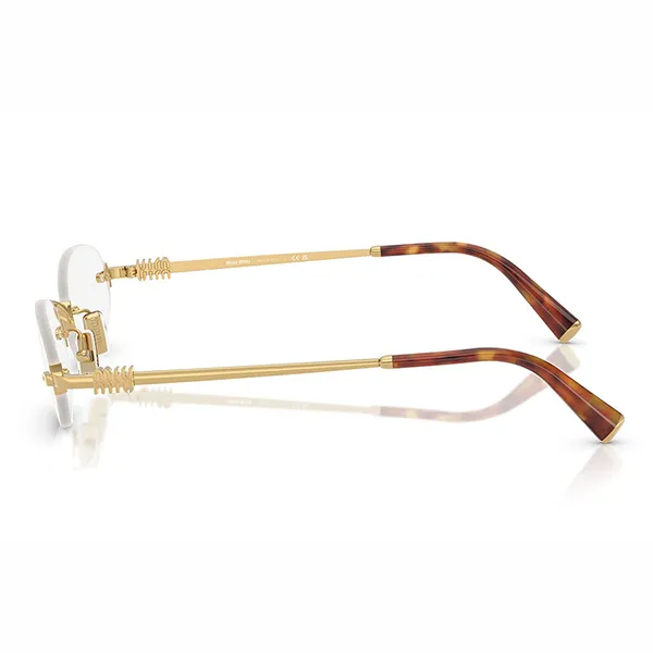 Kính Mắt Cận Nữ Miu Miu VMU53W 5AK1O1 Màu Vàng Gold