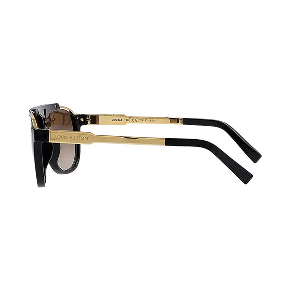 Kính Mát Unisex Louis Vuitton LV Mascot Sunglasses Z0936E Black/Gold Tone Màu Đen Vàng