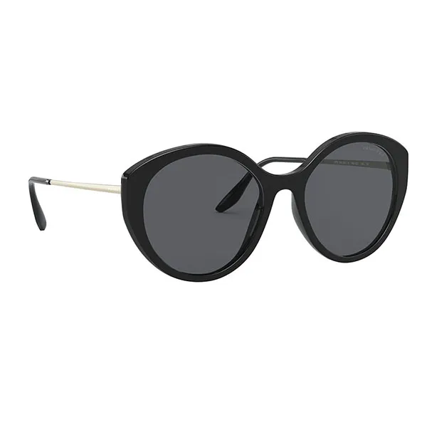 Kính Mát Unisex Prada PR 18XS 1AB5Z1 55 Black Polar Dark Grey Pol Màu Đen Xám