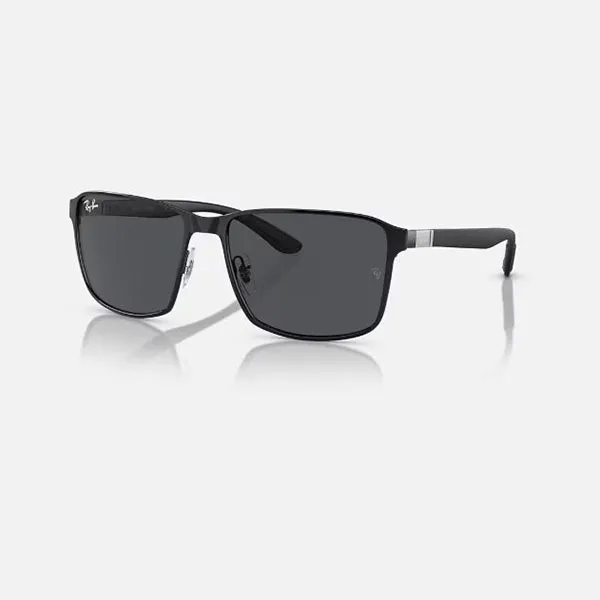 Kính Mát Unisex Rayban RB3721 186/87 Màu Đen Xám
