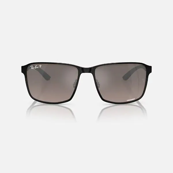 Kính Mát Unisex Rayban RB3721CH 186/5J Polarized+ Lenses Màu Xám Đen