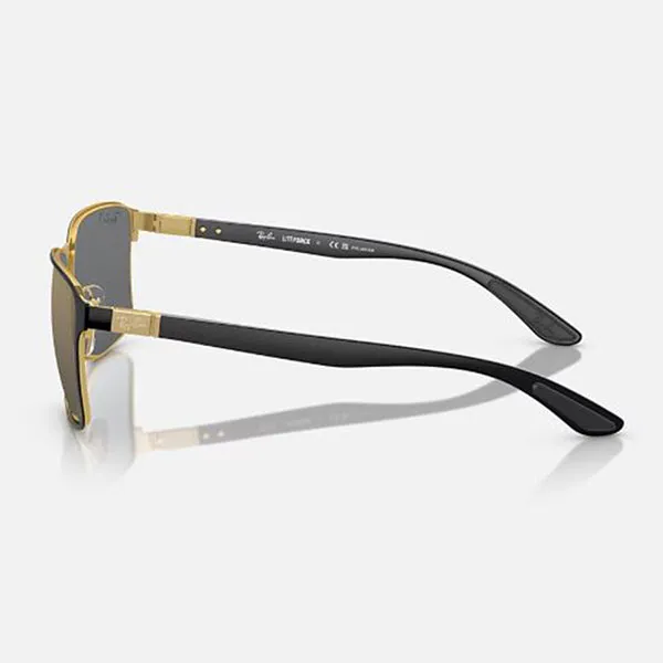 Kính Mát Unisex Rayban RB3721CH 187/J0 Polarized+ Lenses Màu Đen Vàng