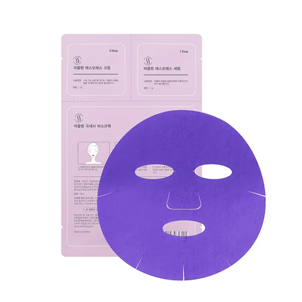Mặt Nạ Be' Balance Vải Vi Sợi Azulene Micro Fiber Mask 3in1 (1 Hộp 10 Cái)