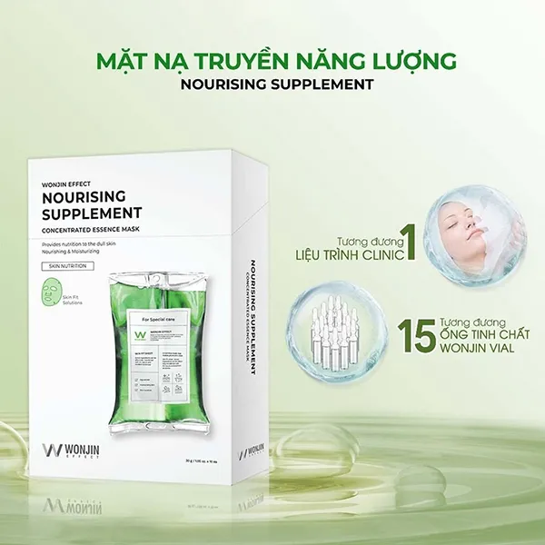 Mặt Nạ Bổ Sung Dưỡng Chất Phục Hồi Da Wonjin Effect Nourising Supplement 30gr