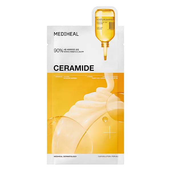 Mặt Nạ Cấp Ẩm Da Mediheal Ceramide Essential Mask Moisture Barrier Mask (1 Hộp x 10 Miếng)