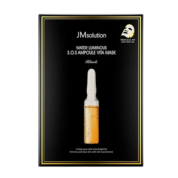 Mặt Nạ Dưỡng Ẩm Và Cấp Nước JM Solution Water Luminous S.O.S Ampoule Vita Mask Hộp 10 Miếng