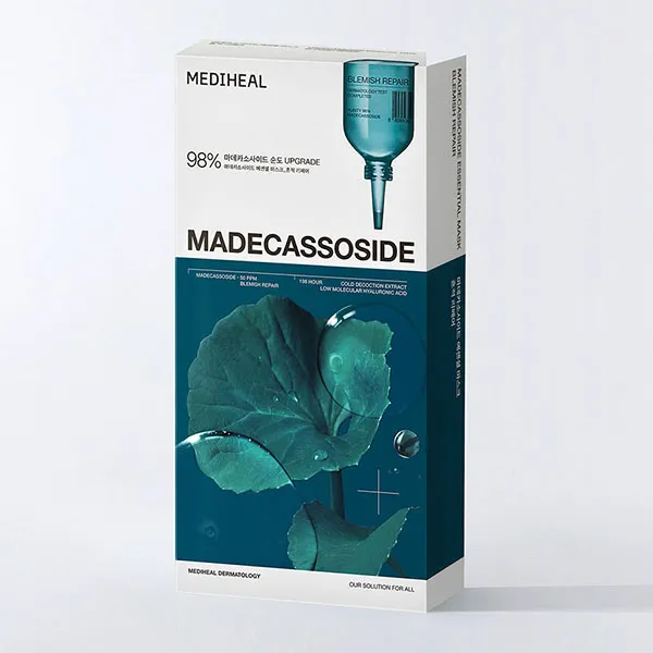 Mặt Nạ Hỗ Trợ Phục Hồi Da Mediheal Madecassoside Essential Mask (1 Hộp x 10 Miếng)
