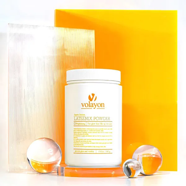 Mặt Nạ Tảo Xoắn Vàng Hỗ Trợ Làm Trắng Da Mờ Thâm Nám Volayon Lateenix Powder 500g