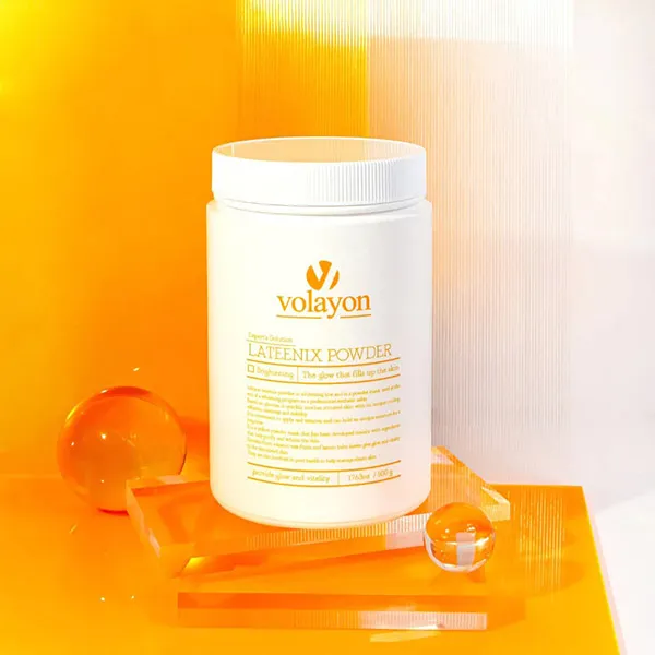 Mặt Nạ Tảo Xoắn Vàng Hỗ Trợ Làm Trắng Da Mờ Thâm Nám Volayon Lateenix Powder 500g