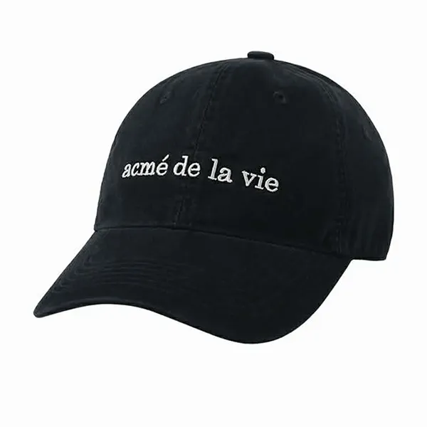 Mũ Acmé De La Vie ADLV Basic Big Logo Ball Cap Màu Đen