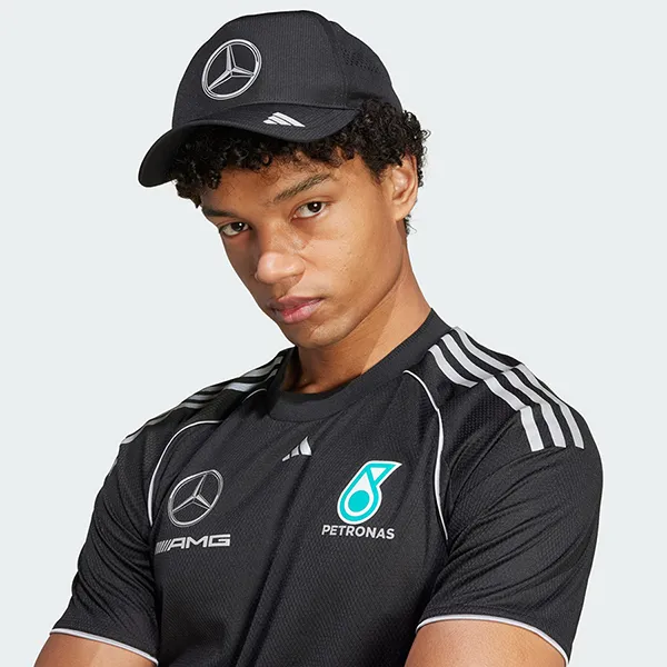 Mũ Adidas Mercedes Amg Petronas Formula One Team Mechanics Climacool Trucker Cap JX1419 Màu Đen