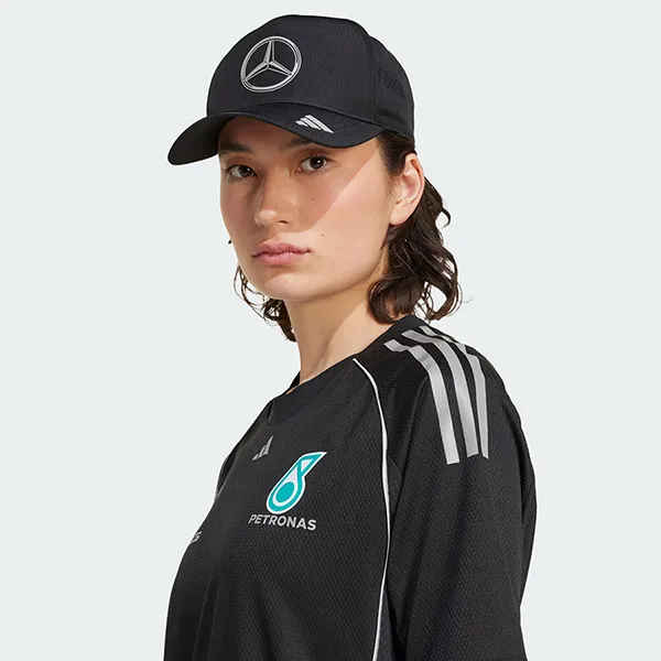 Mũ Adidas Mercedes Amg Petronas Formula One Team Mechanics Climacool Trucker Cap JX1419 Màu Đen