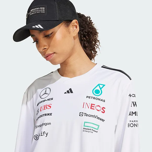 Mũ Adidas Mercedes Amg Petronas Formula One Team Snapback Logo Trucker Cap JX6449 Màu Đen