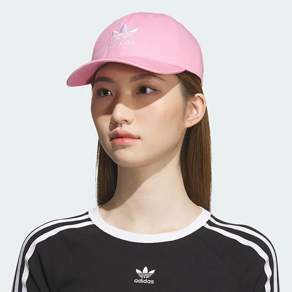 Mũ Adidas Relaxed Strap Back Hat JK5490 Semi Pink Glow/ White Màu Hồng