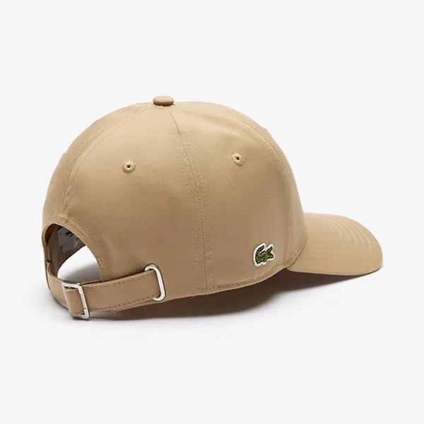 Mũ Lacoste Baseball Cap With 3D Embroidery RK0342- 02S Màu Be