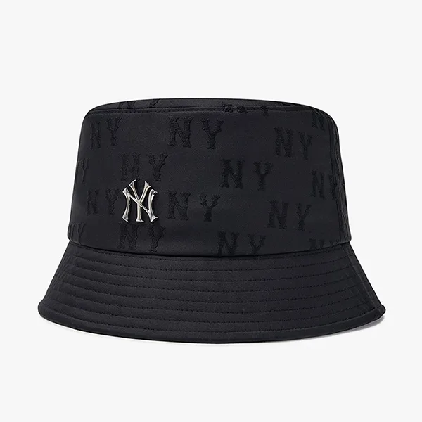 Mũ MLB Classic Monogram Bucket Hat NY Yankees 3AHTM014N-50BKS Màu Đen