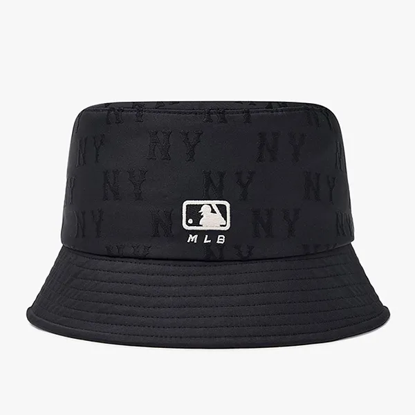 Mũ MLB Classic Monogram Bucket Hat NY Yankees 3AHTM014N-50BKS Màu Đen