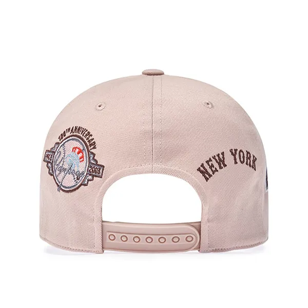 Mũ MLB Signature All-Over Patch Structure Ball Cap New York Yankees 3ACPB316N-50COP Màu Hồng Nhạt