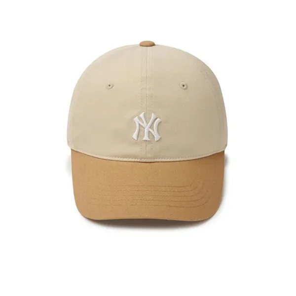 Mũ MLB Sportive Varsity Unstructured Ball Cap New York Cream/Brown 3ACPV024N 50SAL Màu Nâu Kem