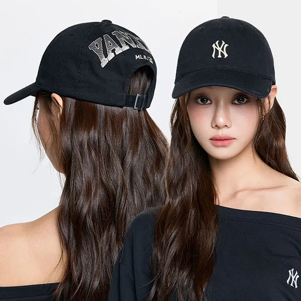 Mũ MLB Street Back Arc Unstructured NY Yankees 3ACPB076N-50BKS Màu Đen