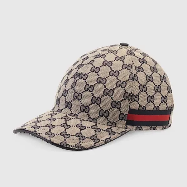 Mũ Nam Gucci Vân Mono 6968454HAQQ4068 Màu Nâu Nhạt Size XS