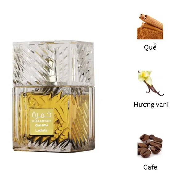 Nước Hoa Unisex Lattafa Khamrah Qahwa EDP 100ml