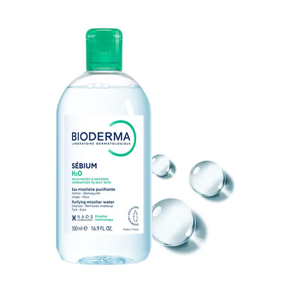 Nước Tẩy Trang Bioderma Sébium H2O Dành Cho Da Dầu & Hỗn Hợp 500ml