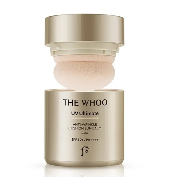Phấn Chống Nắng Whoo UV Ultimate Anti-Wrinkle Cushion Sun Balm SPF 50+/PA++++ 13g (Unbox)