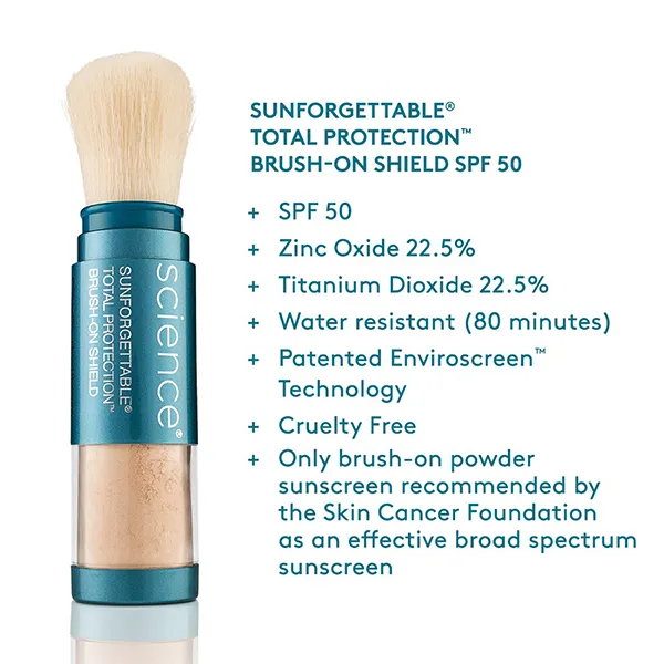 Phấn Phủ Chống Nắng Colorescience Sunforgettable Total Protection Brush-On Shield SPF 50 PA++++ 6g