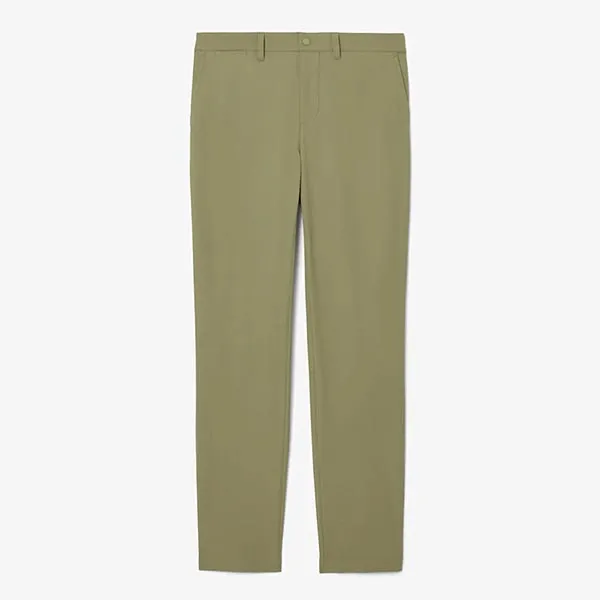Quần Dài Nam Lacoste Commuter Pants Slim Fit HH1916 BMY Màu Xanh Rêu Size 40