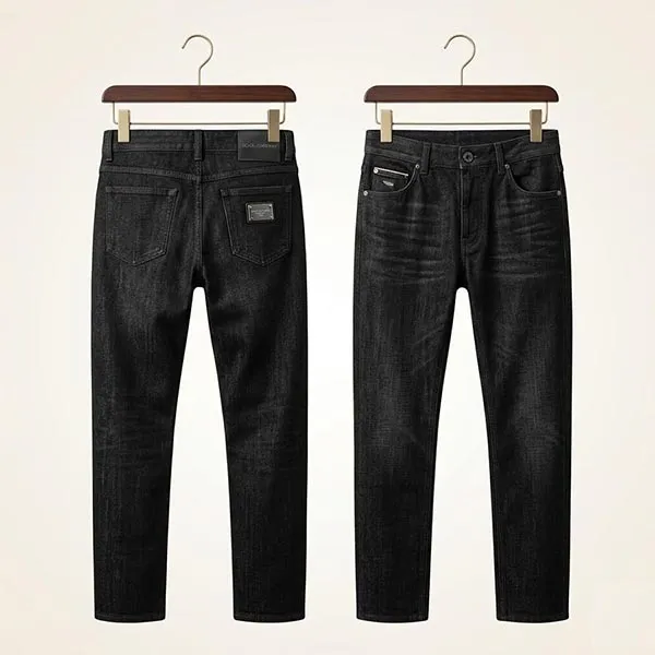 Quần Jean Nam Dolce & Gabbana D&G TAG SPORT REGULAR GYJCCD G8MG3 Màu Đen Size 46
