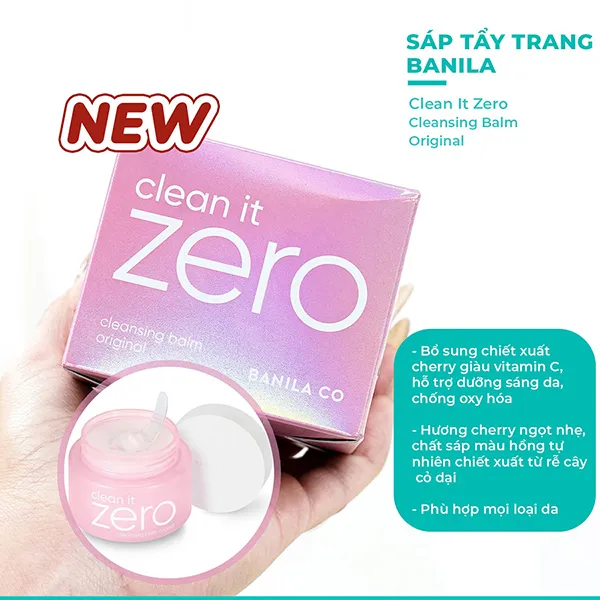 Sáp Tẩy Trang Sạch Sâu Banila Co Clean It Zero Original Cleansing Balm 100ml