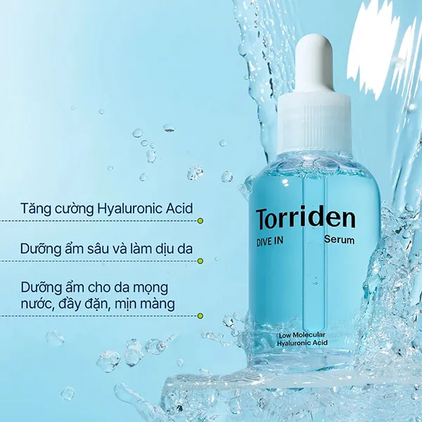 Serum Cấp Ẩm Da Torriden DIVE-IN Low Molecular Hyaluronic Acid Serum 50ml
