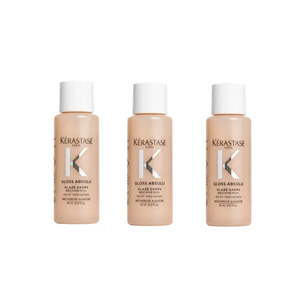 Set 3 Dầu Dưỡng Tóc Kérastase Gloss Absolu Glaze Drops (15ml x 3)