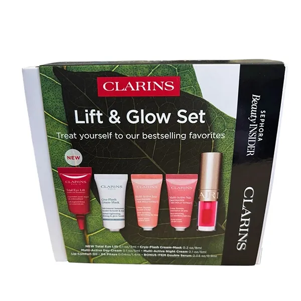 Set Chăm Soc Da Clarins Lift And Glow Set Mini 5 Món
