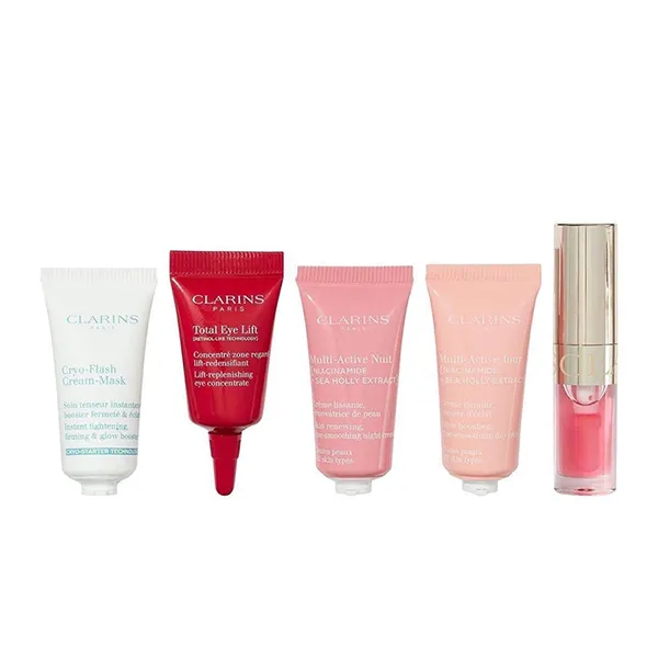 Set Chăm Soc Da Clarins Lift And Glow Set Mini 5 Món