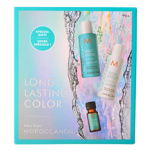 Set Dầu Gội Và Xả Chăm Sóc Tóc Nhuộm Moroccanoil Long Lasting Color 3 Món