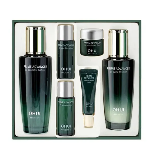 Set Dưỡng Da, Hỗ Trợ Làm Trẻ Hóa Ohui Prime Advancer 6 Món