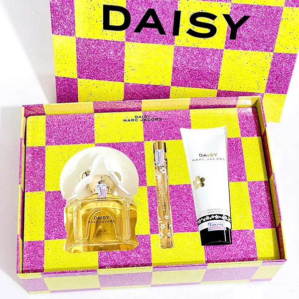 Set Nước Hoa Nữ Marc Jacobs Daisy 3-Piece EDT Gift Set 3 Món (EDT 100ml + 10ml + Body Lotion 75ml)
