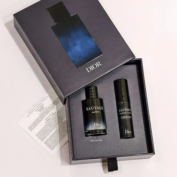 Set Nước Hoa Nam Dior Sauvage Eau Forte (Parfum 10ml + Serum 5ml)