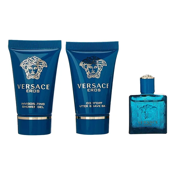 Set Nước Hoa Nam Versace Eros Perfume For Men 3 Piece Mini Gift Set 3 Món