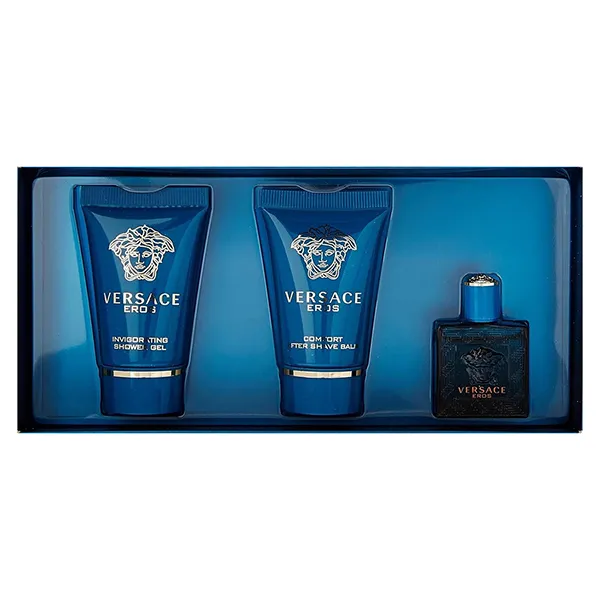 Set Nước Hoa Nam Versace Eros Perfume For Men 3 Piece Mini Gift Set 3 Món