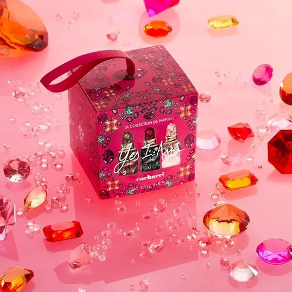 Set Nước Hoa Nữ Cacharel Yes I Am Perfume 3 Món (3 x 5ml)